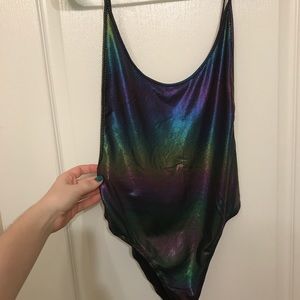 Holographic Metallic Bodysuit!